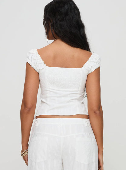 Etherea V-Neck Crop Top
