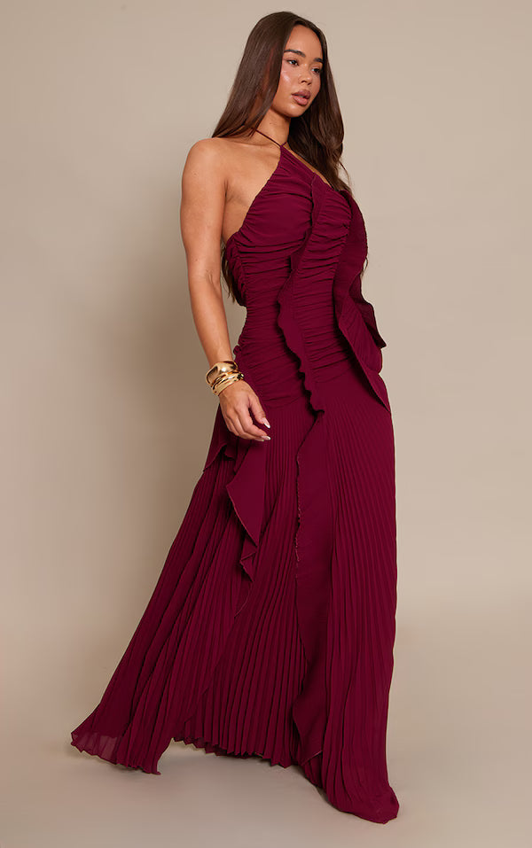 Burgundy Muse Halter