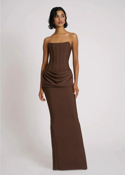 Dark Magnolia Gown